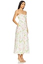 view 2 of 3 Lola Corset Midi Dress in Summer White Floral