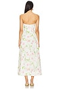 view 3 of 3 Lola Corset Midi Dress in Summer White Floral