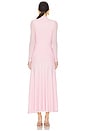 view 3 of 3 Lea Mesh Midi Dress in Light Pink