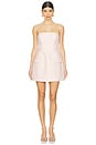 view 1 of 4 Madeline Boucle Mini Dress in Light Pink