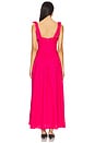 view 3 of 3 Mirelle Linen Maxi Dress in Hot Pink