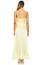 view 3 of 3 Sorella Midi Dress in Canary Yellow