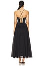 view 3 of 3 Estie Cotton Maxi Dress in Black