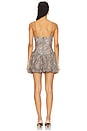 view 3 of 4 Lissett Printed Mini Dress in Brown Leopard