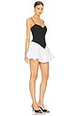 view 2 of 3 x REVOLVE Lissett Poplin Mini Dress in Black & White