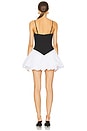 view 3 of 3 x REVOLVE Lissett Poplin Mini Dress in Black & White
