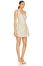 view 2 of 4 Pollie Halter Mini Dress in Yellow Floral
