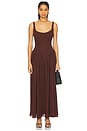 view 1 of 3 Briann Maxi Dress in Chocolate