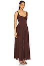 view 2 of 3 Briann Maxi Dress in Chocolate