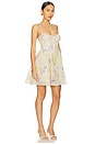 view 2 of 3 Ashta Corset Mini Dress in Soft Yellow