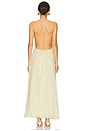 view 3 of 3 Arletha Halter Maxi Dress in Canary Yellow