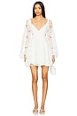 view 1 of 4 Jovie Babydoll Mini Dress in Orchid White