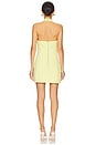 view 3 of 3 VESTIDO FRENTE ÚNICA MODELO AMPULHETA NEVELLE in Canary Yellow