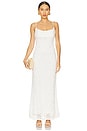 view 1 of 3 Adoni Crochet Midi Dress in Orchid White