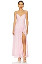 view 1 of 3 Yvanna Ruffle Maxi Dress in Soft Pink