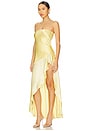view 3 of 4 Lorenza Midi Dress in Canary Yellow