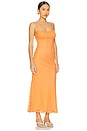 view 2 of 4 Adoni Mesh Midi Dress in Orange Sorbet