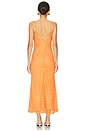 view 3 of 4 Adoni Mesh Midi Dress in Orange Sorbet