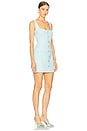 view 2 of 4 Emilie Boucle Mini Dress in Aqua
