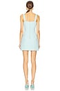 view 3 of 4 Emilie Boucle Mini Dress in Aqua