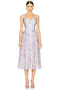 view 1 of 3 Malea Midi Dress in Blu Floral