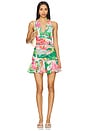 view 1 of 3 Mave Halter Neck Mini Dress in Pink Floral