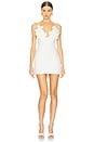 view 1 of 3 MINI VESTIDO DE FLORES INGRID in Orchid White