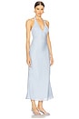view 2 of 3 Paola Halter Midi Dress in Soft Blue