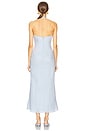 view 3 of 3 Paola Halter Midi Dress in Soft Blue