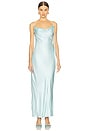 view 1 of 3 Renu Cowl Neck Maxi Dress in Aqua