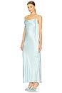 view 2 of 3 Renu Cowl Neck Maxi Dress in Aqua