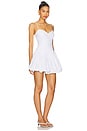 view 2 of 3 Lissett Poplin Mini Dress in Orchid White