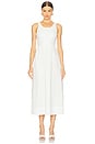 view 1 of 3 Bryony Lace Poplin Midi Dress in Orchid White