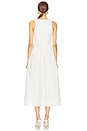 view 3 of 3 Bryony Lace Poplin Midi Dress in Orchid White