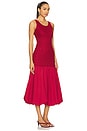 view 2 of 4 x REVOLVE Melody Lace Poplin Maxi Dress in Burgundy