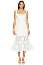 view 1 of 4 Marico Lace Midi Dress in Orchid White