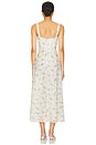 view 3 of 4 VESTIDO MIDI BORDADO ADALINE in Blue White