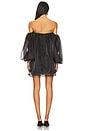 view 3 of 4 MINIVESTIDO VOLUMOSO FREDA in Black