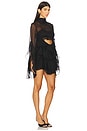 view 2 of 3 Anyssa Ruffle Mini Dress in Black