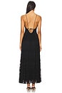 view 3 of 3 Sabrine Lace Maxi Dress in Acid Black