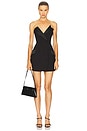 view 1 of 3 Arvess Strapless Mini Dress in Black