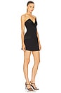 view 2 of 3 Arvess Strapless Mini Dress in Black
