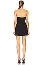 view 3 of 3 Arvess Strapless Mini Dress in Black