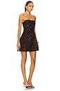 view 2 of 4 Helene Sequin Mini Dress in Chocolate
