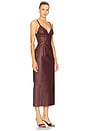 view 2 of 3 Estine Midi Dress in Burgundy