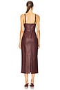 view 3 of 3 Estine Midi Dress in Burgundy