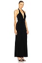 view 2 of 3 Elvira Halter Maxi Dress in Black