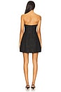 view 3 of 4 Karoline Boucle Mini Dress in Black