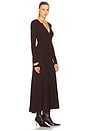 view 2 of 3 Hattie Knit Midi Dress in Chocolate