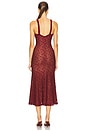 view 3 of 4 ALEGRA 미디 원피스 in Burgundy